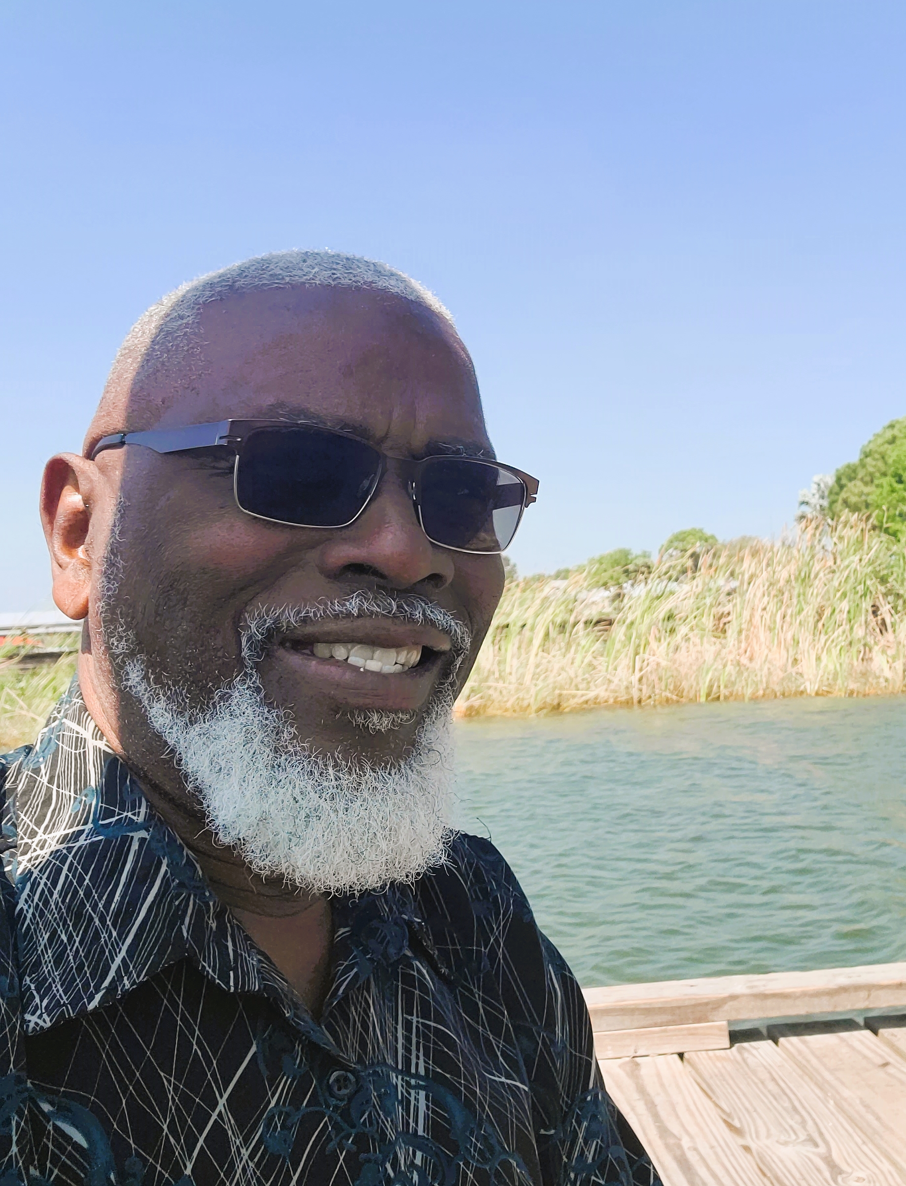 Dr. Thompson by the water